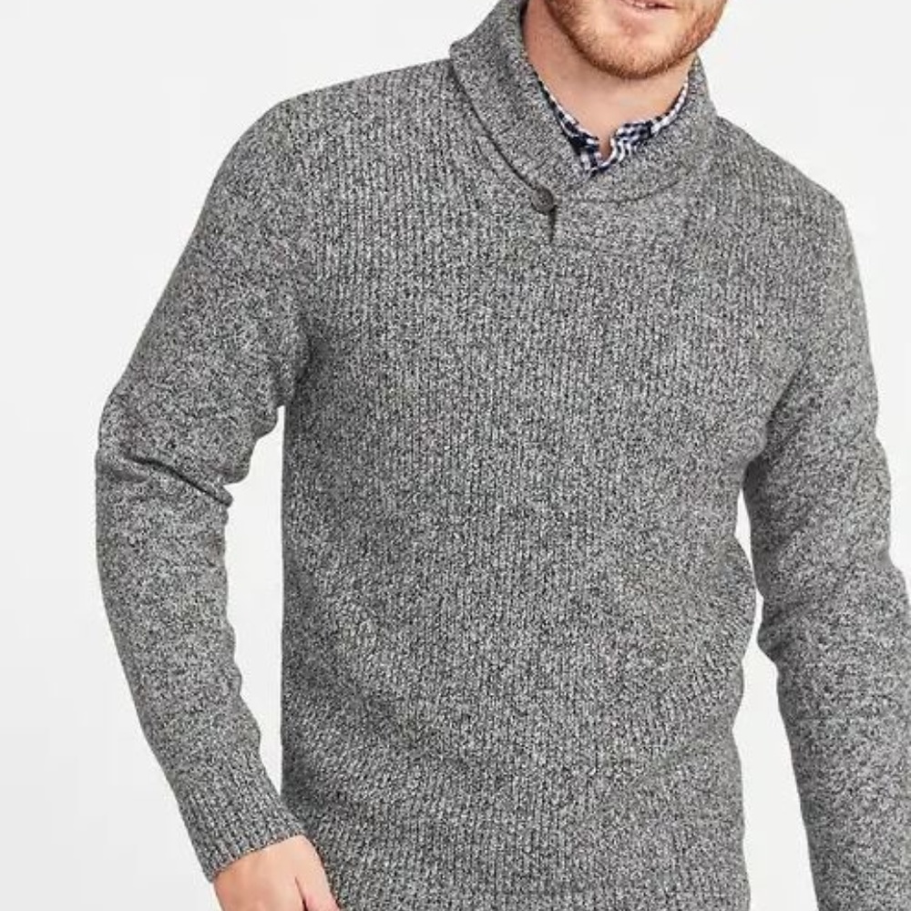 Men’s Old Navy shawl sweater XXL NWT!